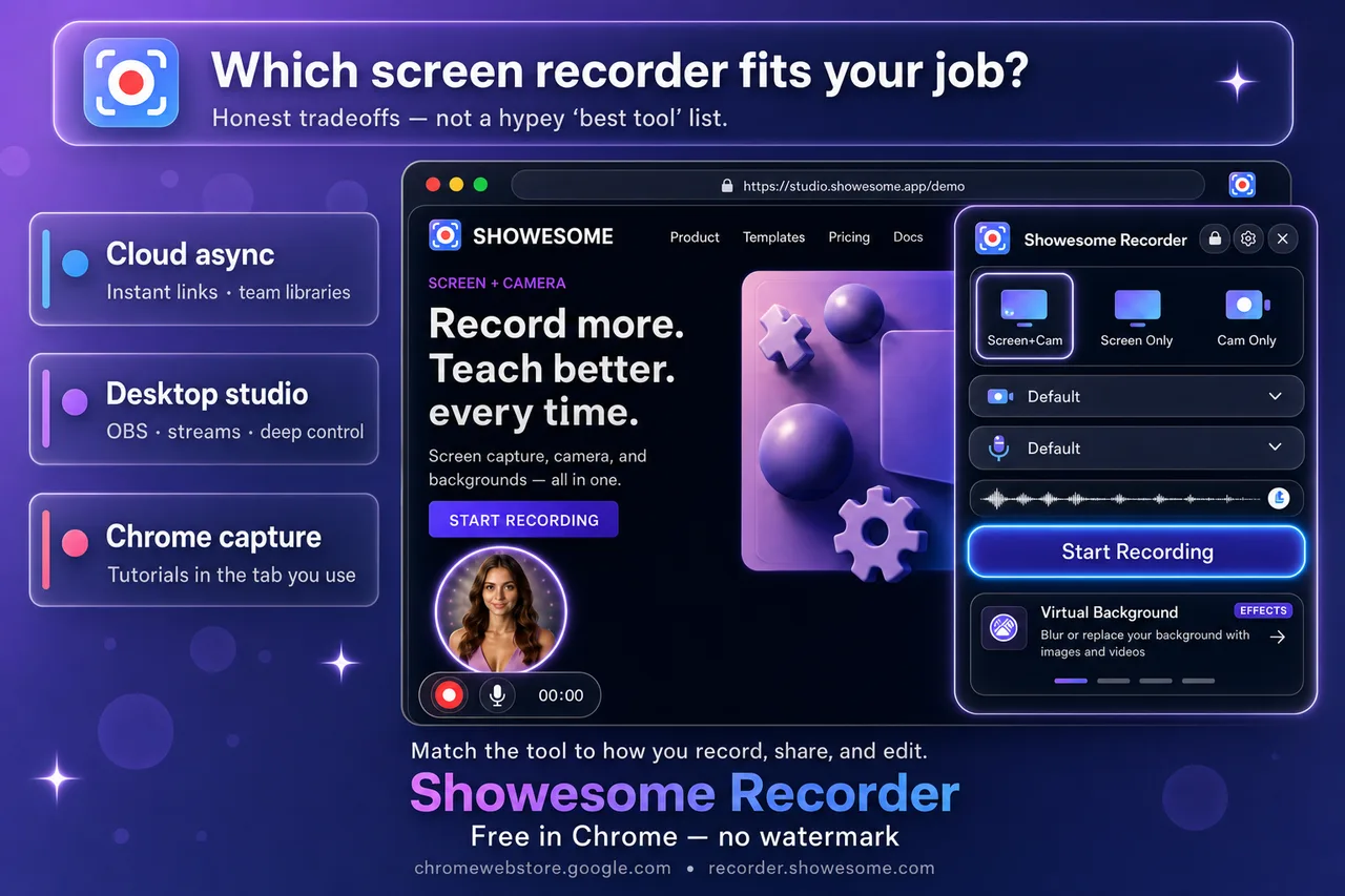 Which screen recorder is right for you? An honest look at popular options